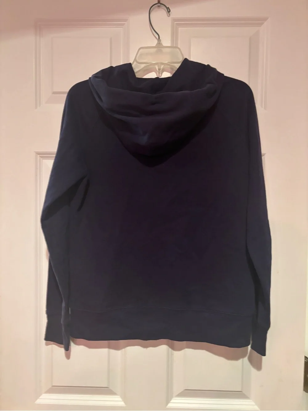 GAP Navy Blue Zip-Up Hoodie with White Lettering